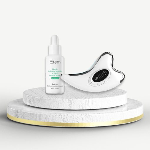 Make Prem Safe me Szérum 30 ml Elektromos Gua Sha Multifunkcionális Arcfeszesítő Készülékkel